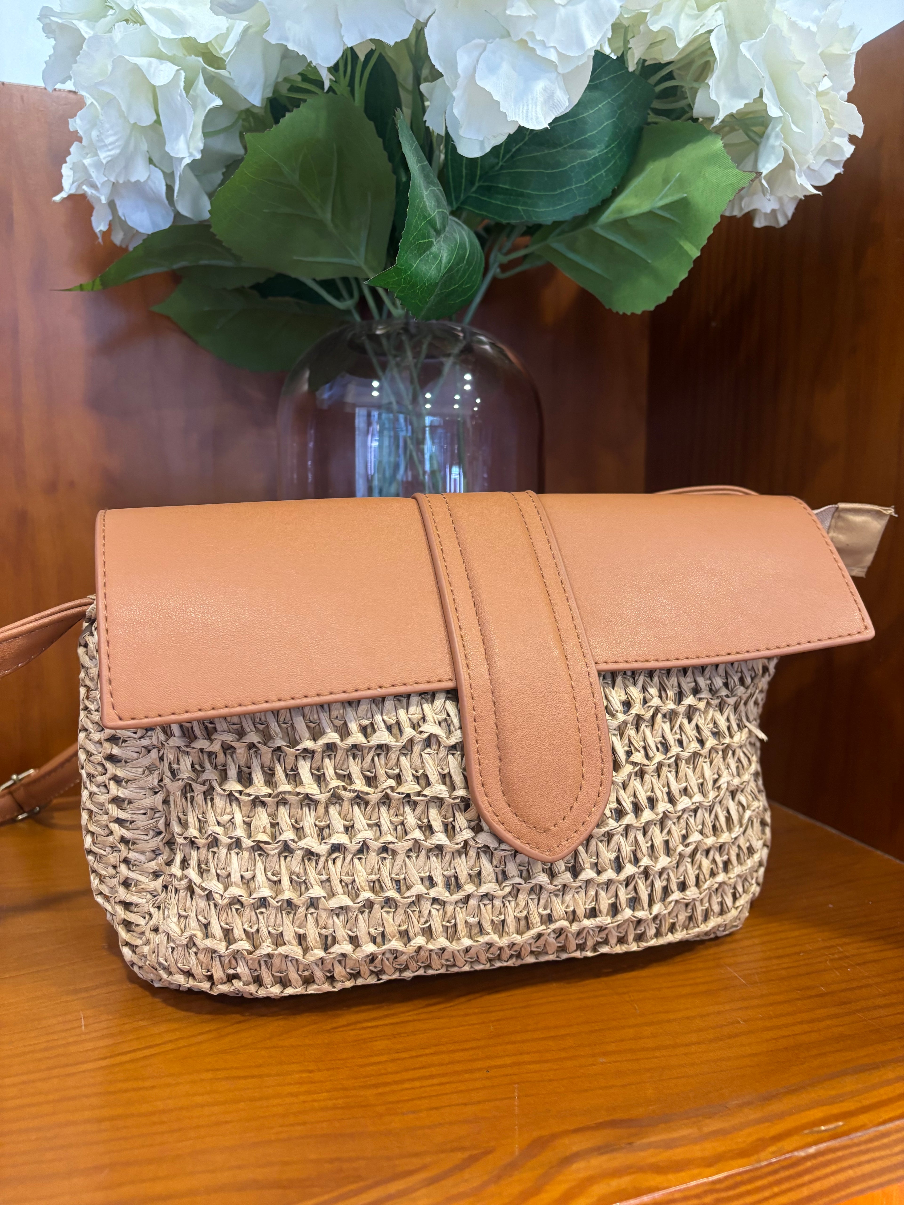 Bolso Rafia Mediano