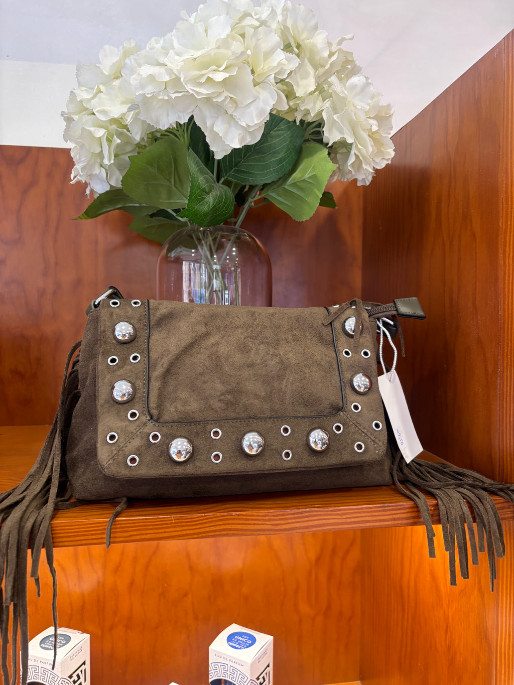 Bolso Boho Verde Oscuro