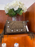 Bolso Boho Verde Oscuro