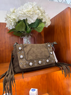 Bolso Boho Verde Oscuro